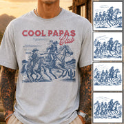 Personalized Best Dad Ever Cowboy T-Shirt, Father's Day Gift for Dad, Custom Western Dad Shirt, Cowboy Dad Gift, Gift for Grandpa Na02 T24