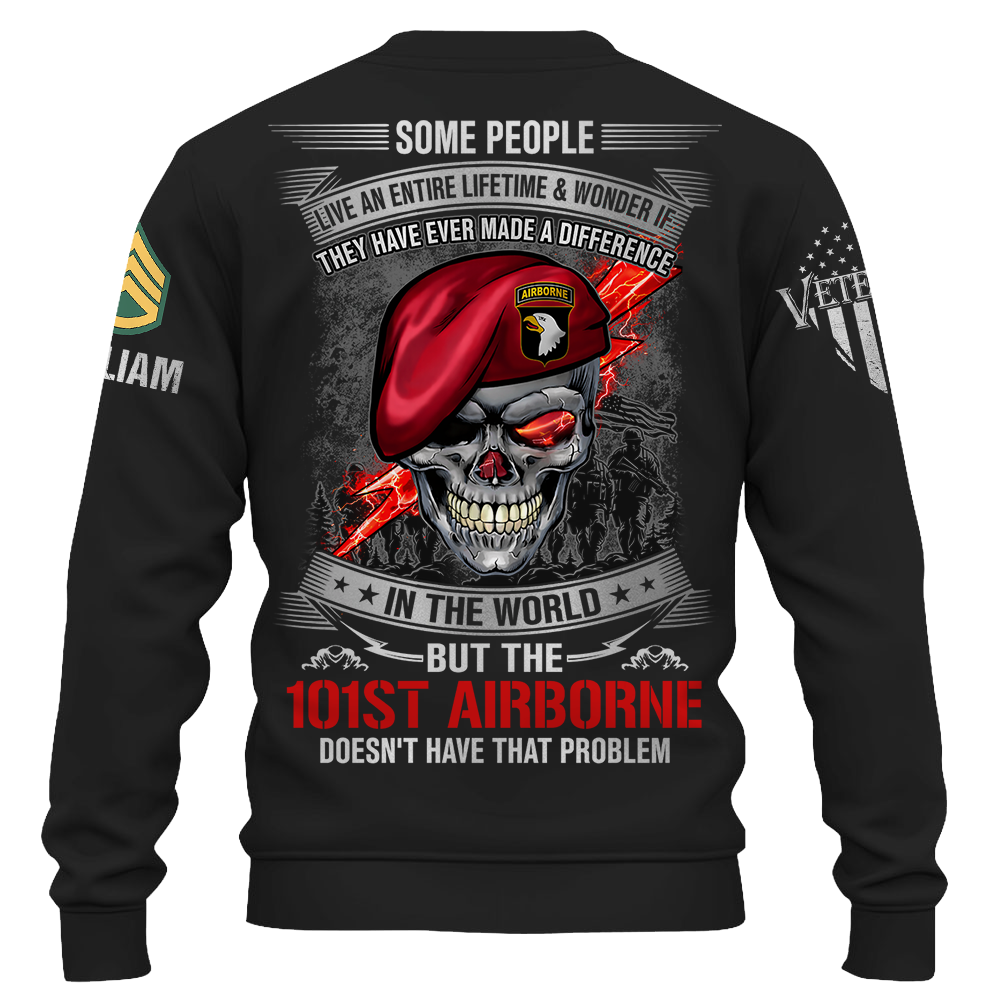 Custom Veteran Shirt Some People Live An Entire Lifetime And Wonder If They Had Ever Made A Difference Skull Military Veteran Shirt K1702 Trhn