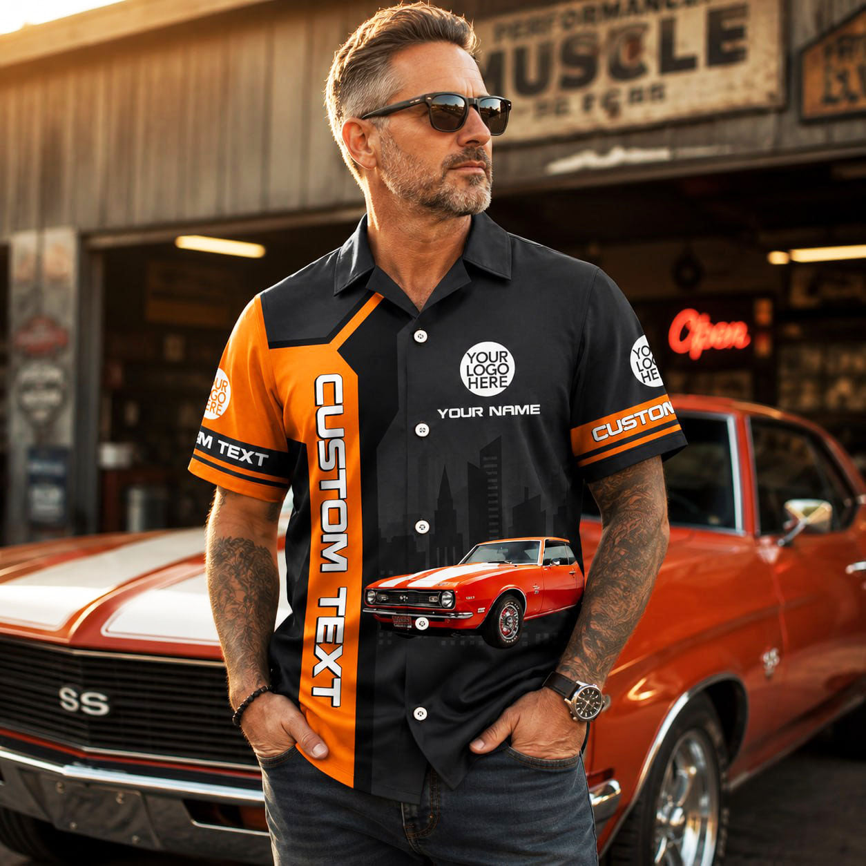 This Is How I Roll - Custom Muscle Car Photo Hawaiian Shirts - Gift For Car Lovers A2110 Pt99