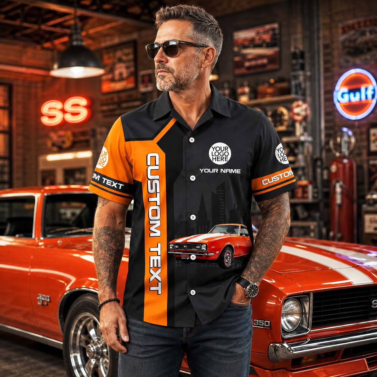 This Is How I Roll - Custom Muscle Car Photo Hawaiian Shirts - Gift For Car Lovers A2110 Pt99