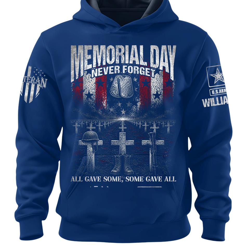 Memorial Day Never Forget All Gave Some Some Gave All Custom Shirt For Veteran Dad Grandpa Memorial Day Shirt H2511 Trna