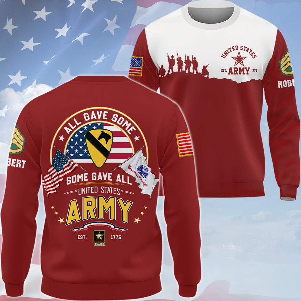 Personalized Shirt All Gave Some - Some Gave All Gift For Veteran's Day K1702 Trhn