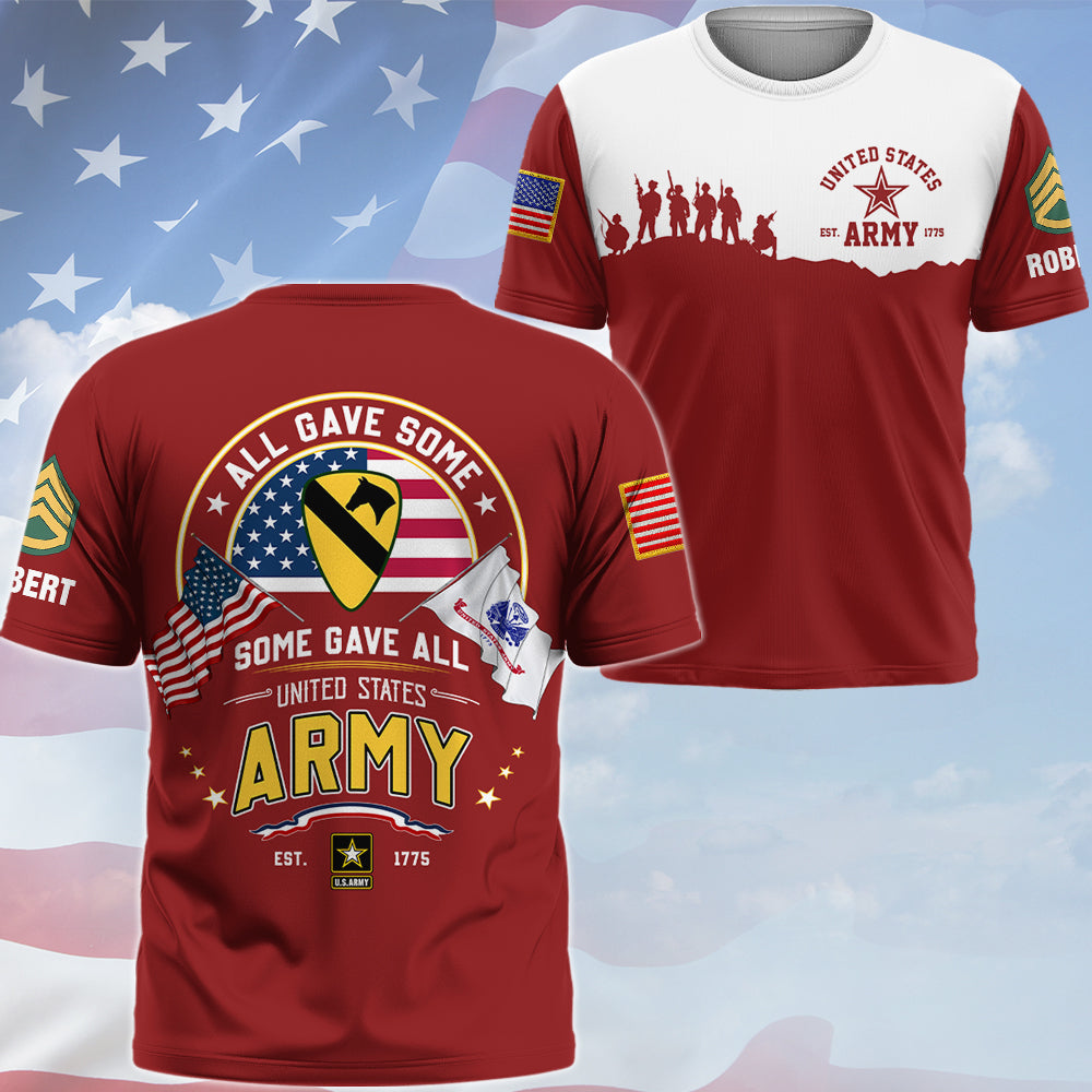 Personalized Shirt All Gave Some - Some Gave All Gift For Veteran's Day K1702 Trhn