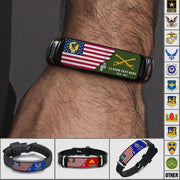 Custom Veteran Bracelet Custom Division Rank All Branches Of Service K1702 Trhn