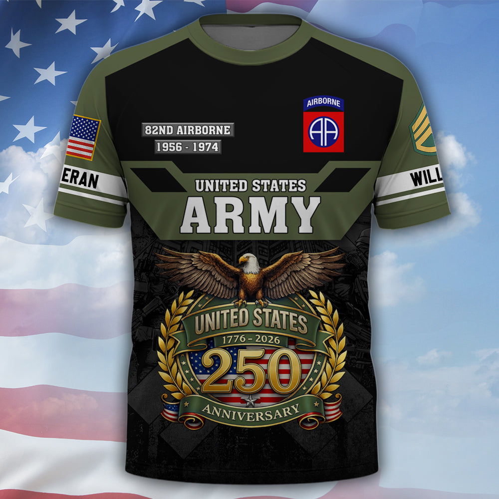Premium America 250th Anniversary US Veteran  Shirt , Gifts For  Veterans, Gifts for Independence Day, Veterans Day K1702 MT2