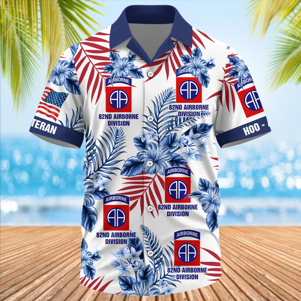 Custom Hawaiian Tropical Shirt Custom Military Patches Gift For Veterans Available All Branches Hawaiian Gift K1702 Trhn