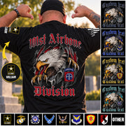 Custom Veteran Shirt Military Patches American Eagle Available All Military Branches, Veteran Gifts K1702 MT2