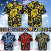 Custom Hawaiian Shirt Custom Military Division Gift For Veterans Available All Military Branches Unit Aloha Shirts K1702 MT2