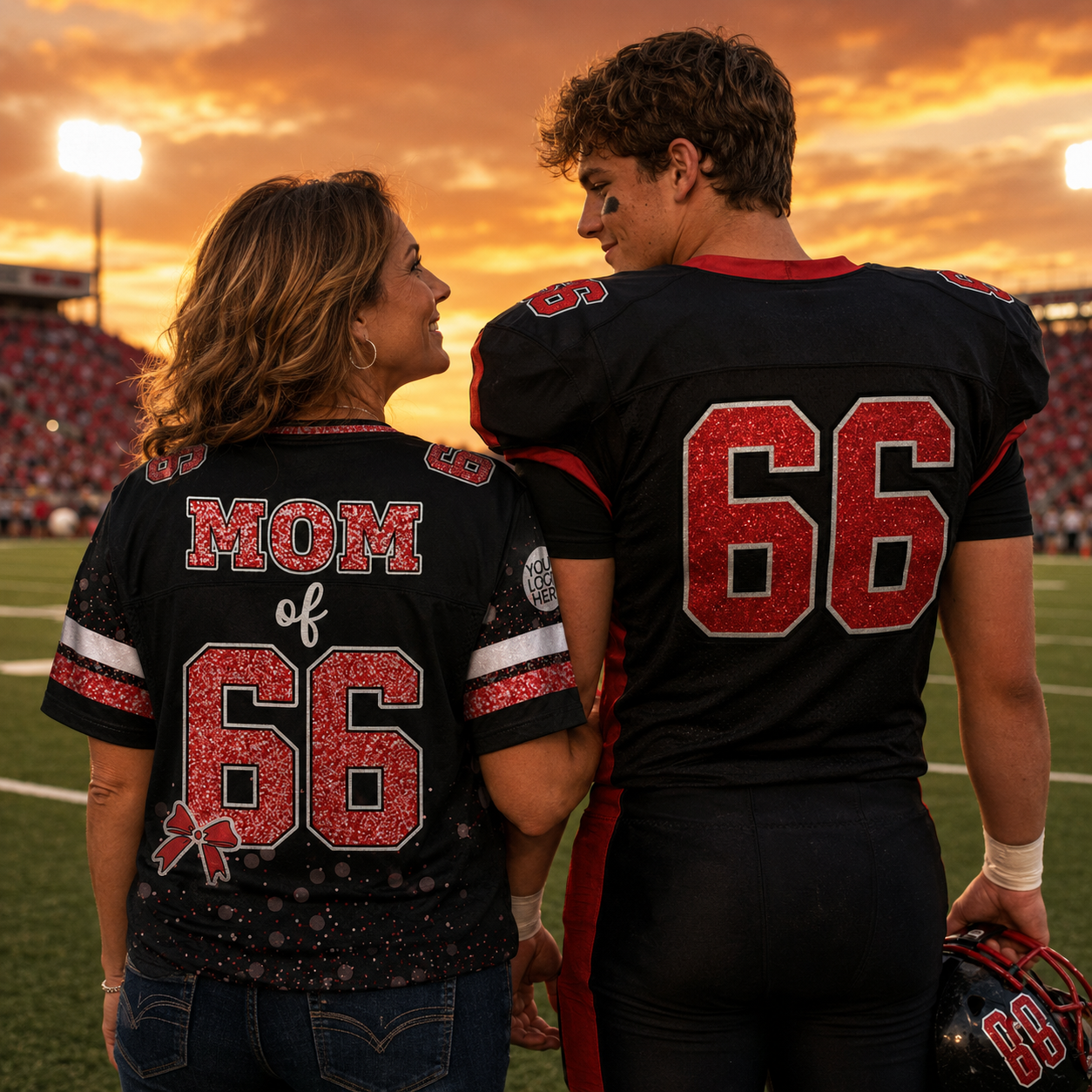 I'll Always Be Your Biggest Fan - Personalized Football Jersey For Football Mom - Gift For Sport Family T1807 T24