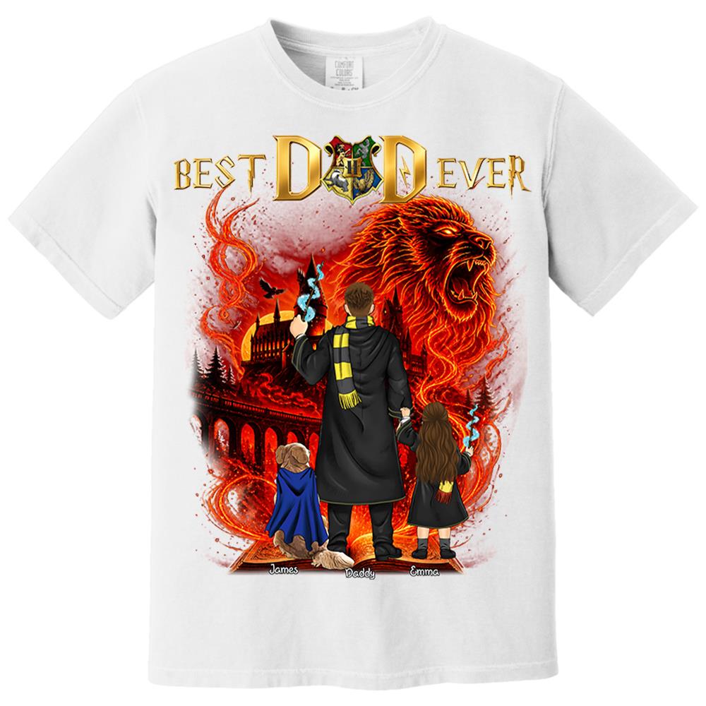 Custom Best Dad Ever Shirt, Gift For Dad, Father's Day L0411 Nh00