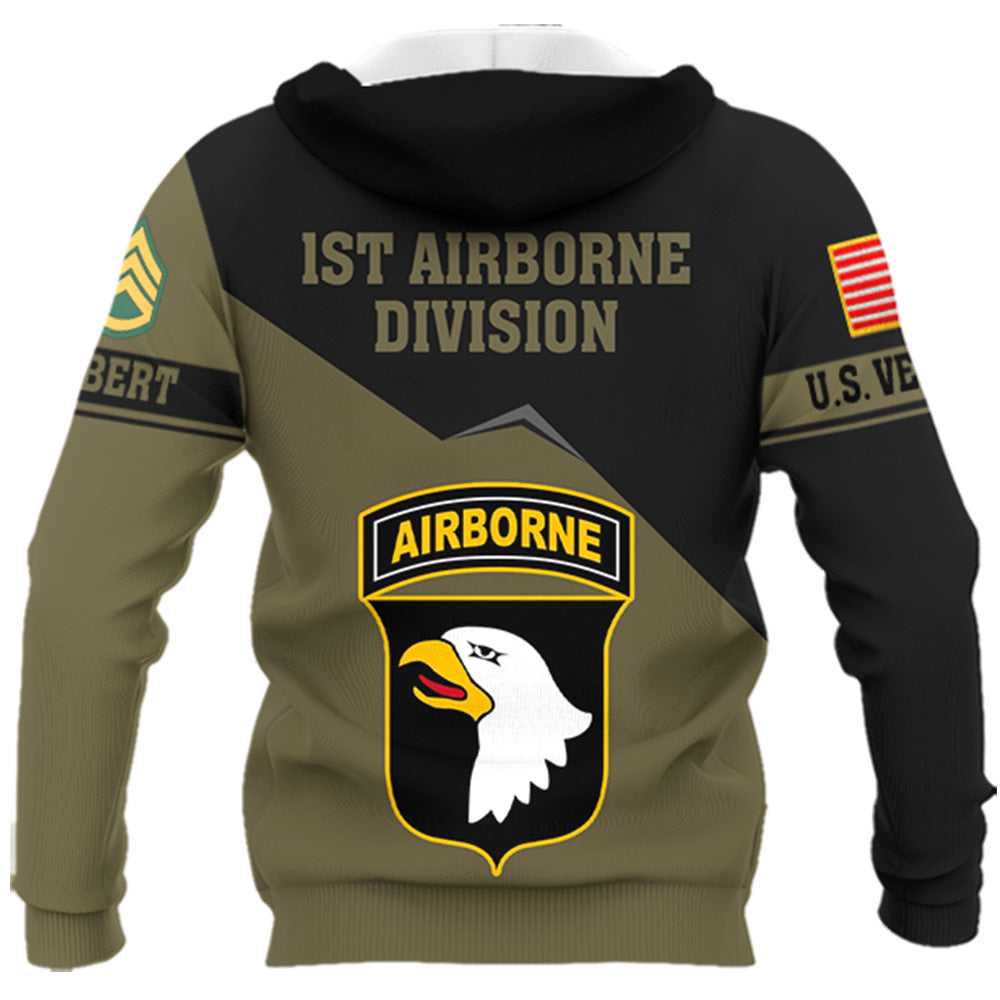 Personalized All Over Print Gifts For Veteran Shirt Proudly Served Duty Honor Country Custom All Military Branch K1702 Trhn
