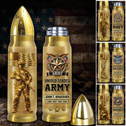 Personalized Veteran Bullet Tumbler Gifts for Dad And Grandpa Veterans Available All Military Branch K1702 Trhn