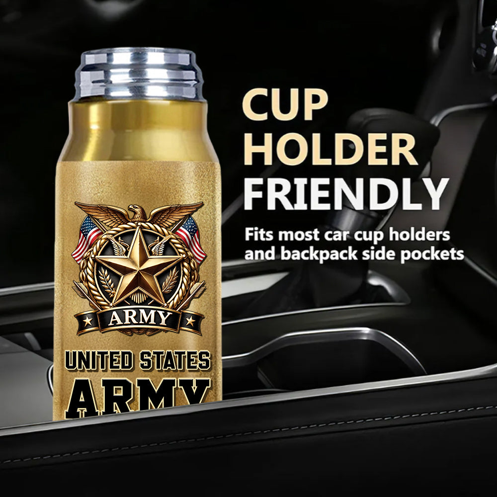 Personalized Veteran Bullet Tumbler Gifts for Dad And Grandpa Veterans Available All Military Branch K1702 Trhn