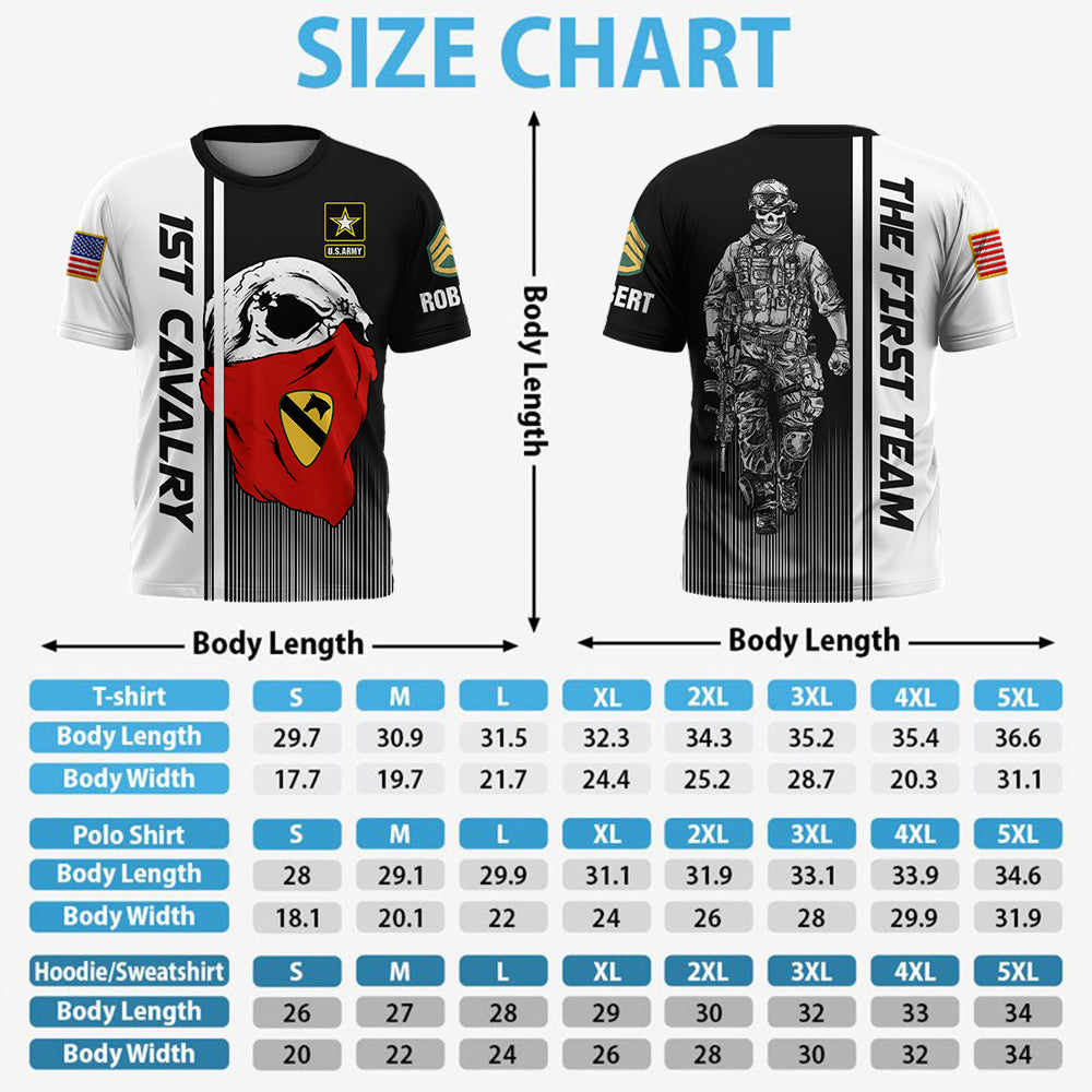 Personalized All Over Print Shirt Military Skull Veteran Available All Branches Gift For Veteran Soldier K1702 Trhn