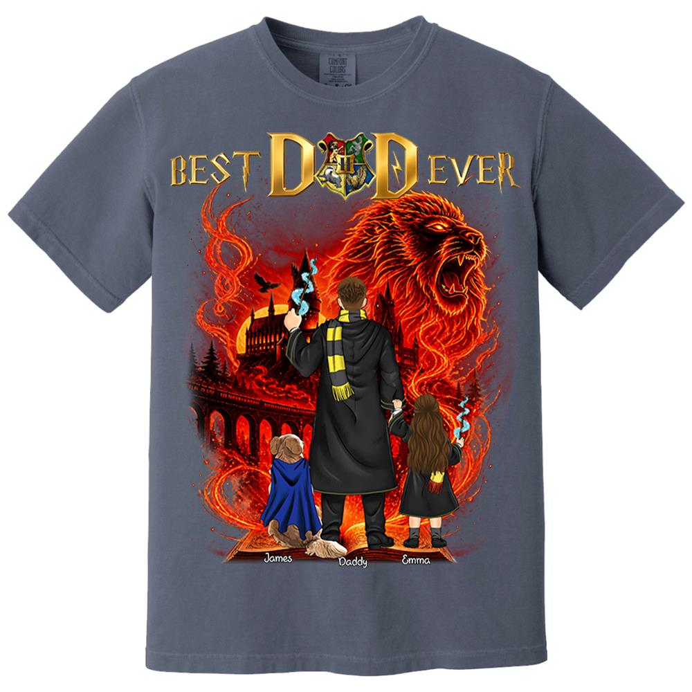 Custom Best Dad Ever Shirt, Gift For Dad, Father's Day L0411 Nh00