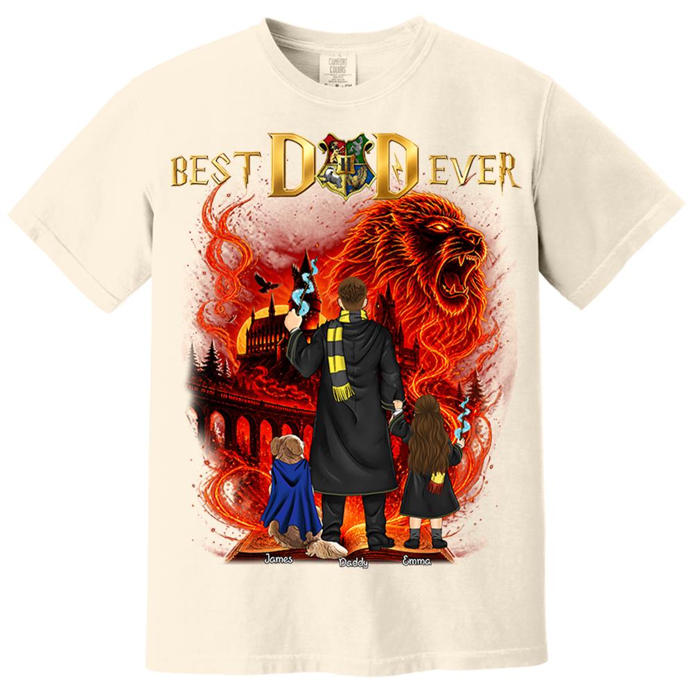 Custom Best Dad Ever Shirt, Gift For Dad, Father's Day L0411 Nh00