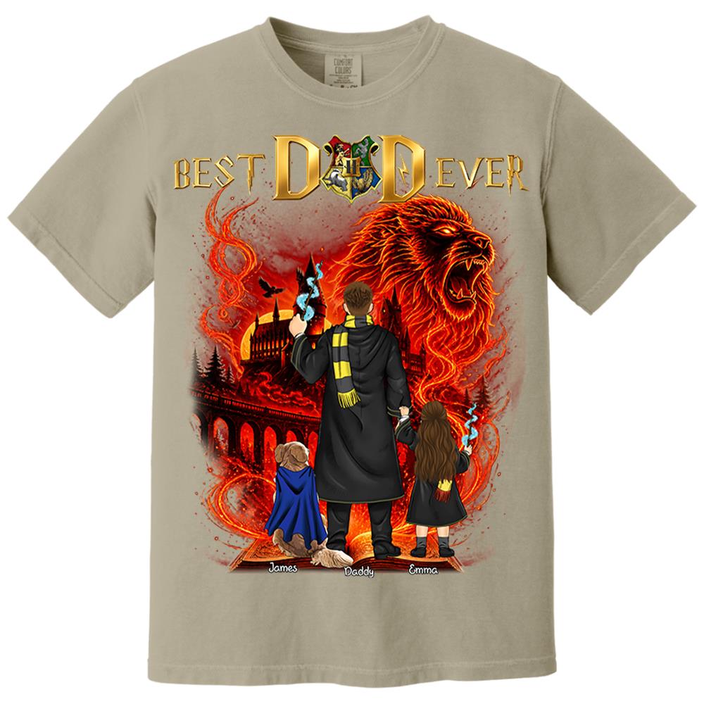 Custom Best Dad Ever Shirt, Gift For Dad, Father's Day L0411 Nh00