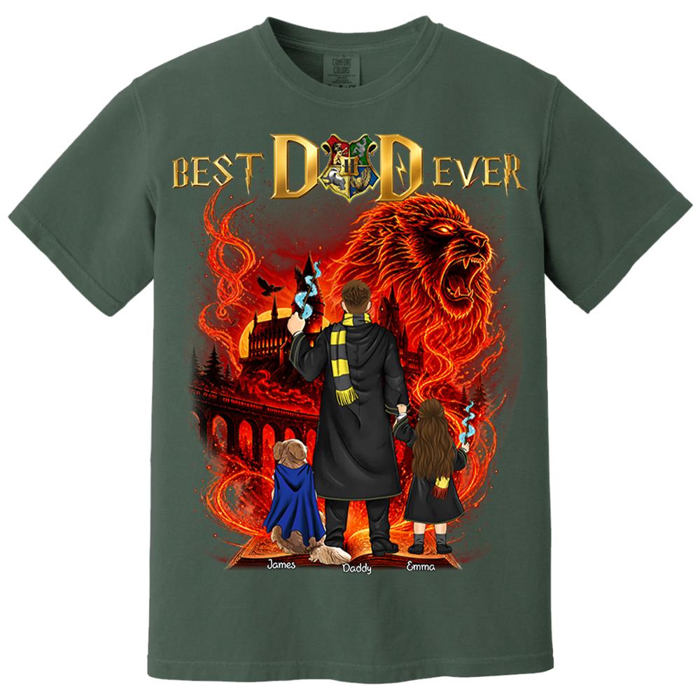 Custom Best Dad Ever Shirt, Gift For Dad, Father's Day L0411 Nh00