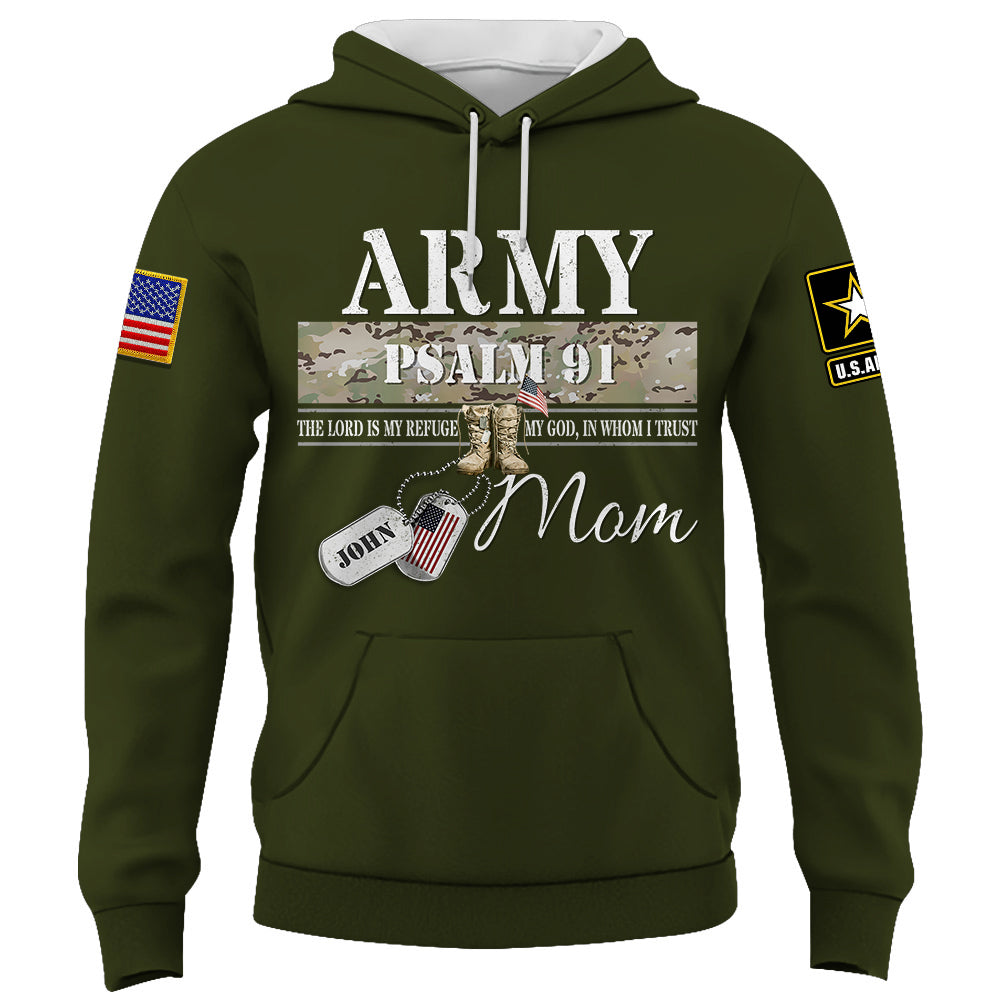 Psalm 91 – Proud Military Family Custom Shirt All Military Branches Are Available K1702 Trhn