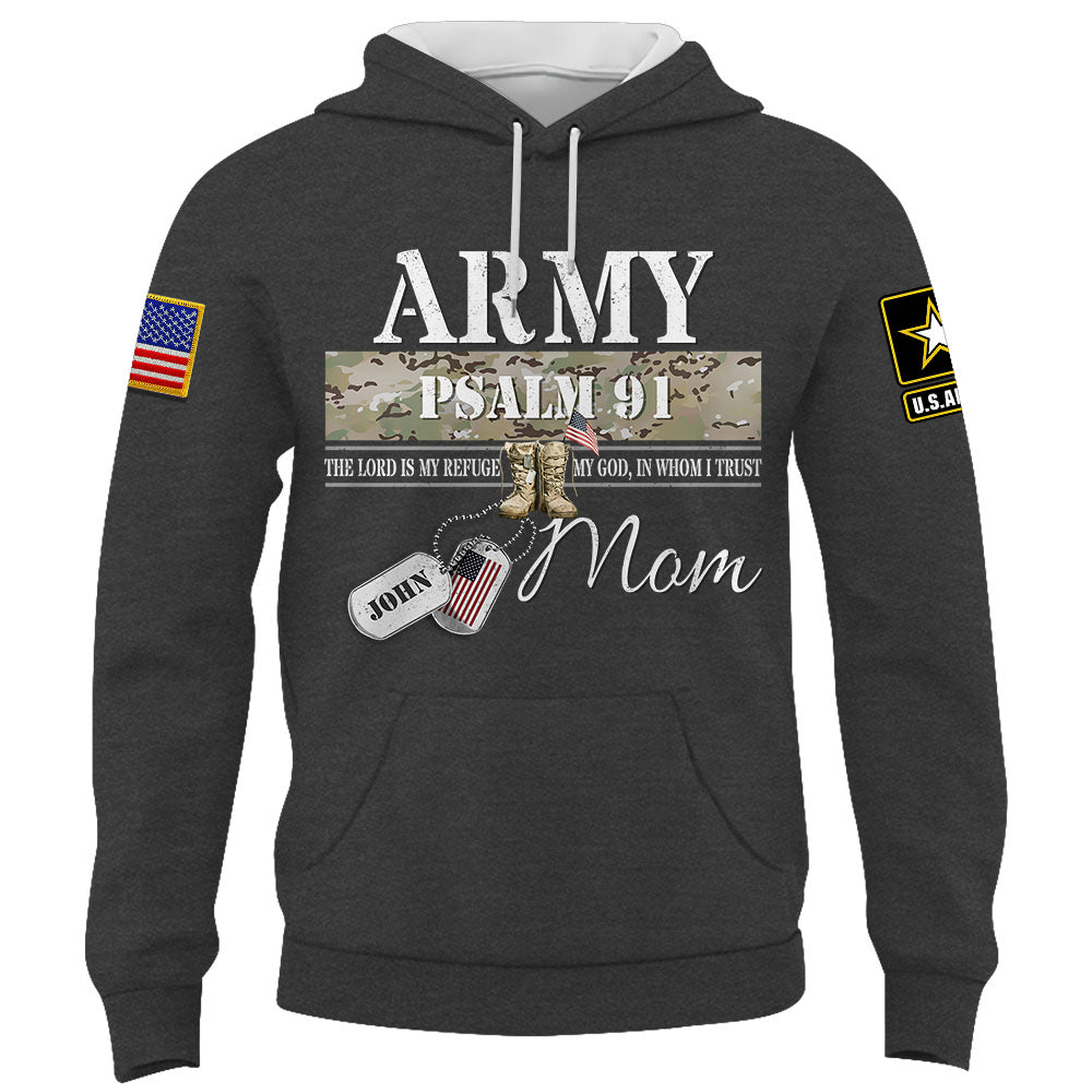 Psalm 91 – Proud Military Family Custom Shirt All Military Branches Are Available K1702 Trhn