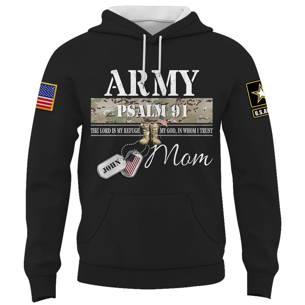 Psalm 91 – Proud Military Family Custom Shirt All Military Branches Are Available K1702 Trhn
