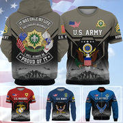 Personalized All Over Print Shirt It Was Once My Life US Veteran I Will Always Be Proud Of It Gift For Military Veterans K1702 Trhn