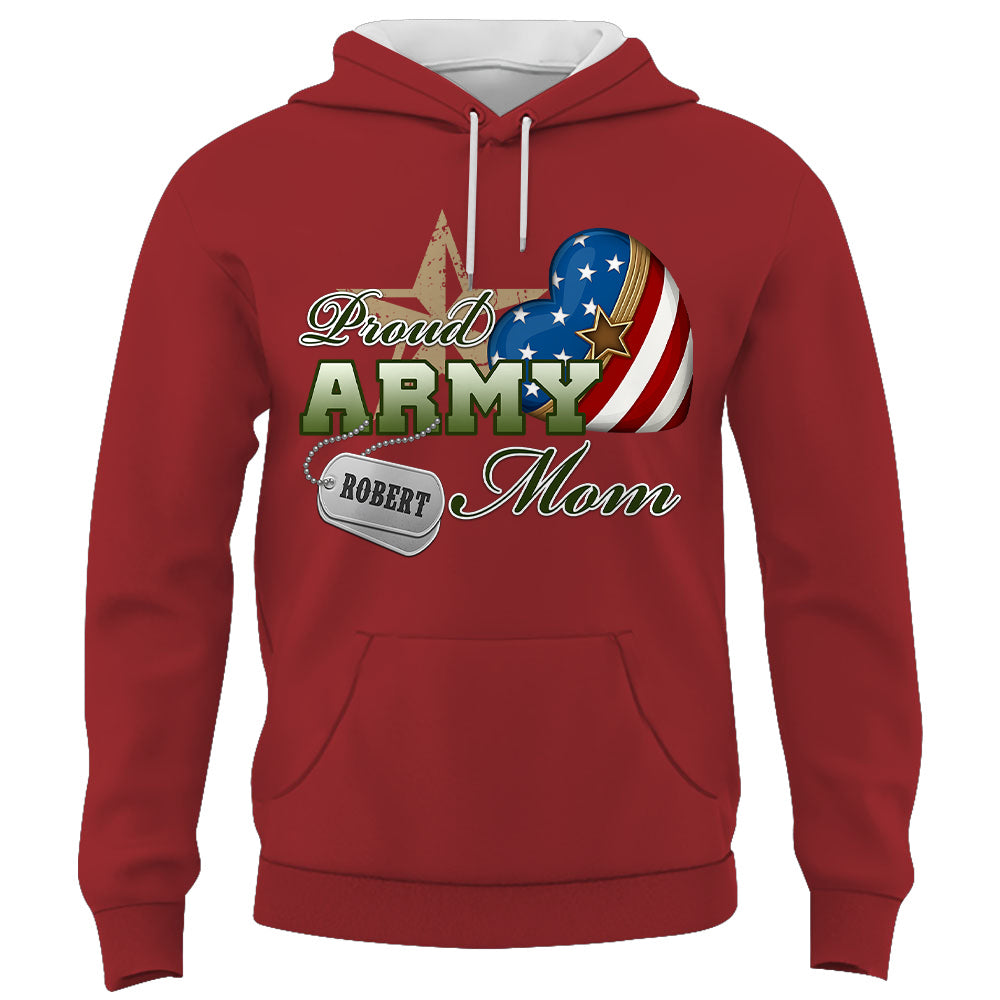 Proud Army Mom Dad Wife, Custom Shirt For Military Family Members Proud Shirt Support Our Troops Shirt K1702 Trhn