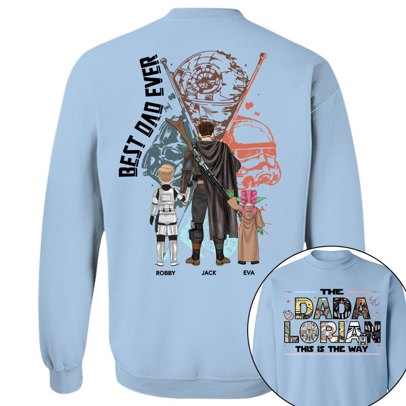 Best Dad Ever - The Dadalorian This Is They Way Personalized Shirt Gift For Dad - Custom Father's Day Gift 2026 Pt99