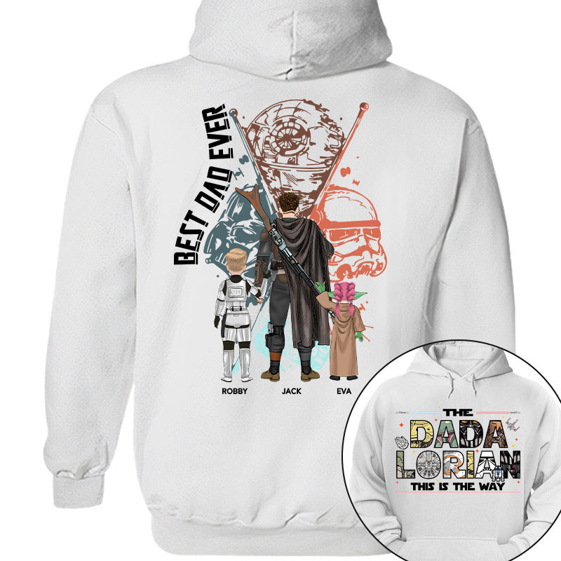 Best Dad Ever - The Dadalorian This Is They Way Personalized Shirt Gift For Dad - Custom Father's Day Gift 2026 Pt99