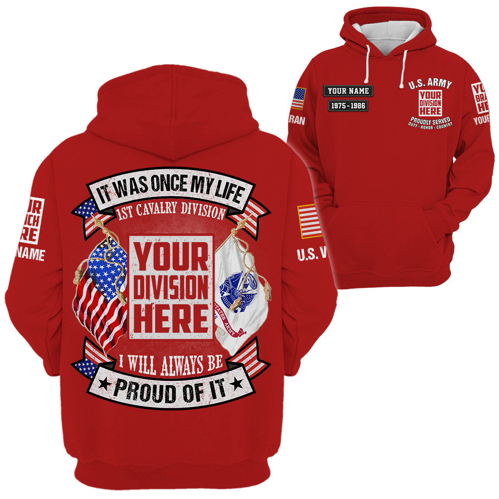 Custom Bomber Jackets It Was Once My Life US Veteran I Will Always Be Proud Of It Gift For Veteran K1702
