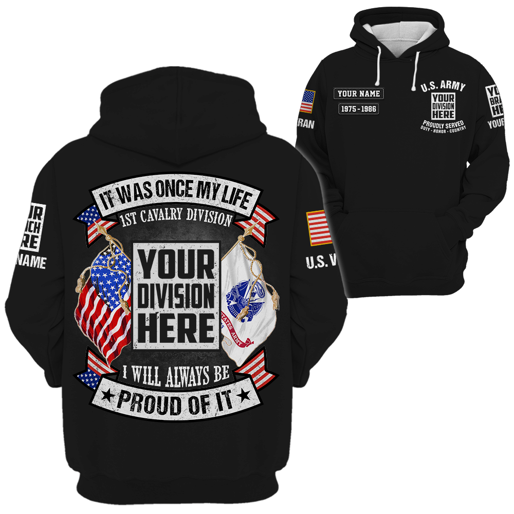 Custom Bomber Jackets It Was Once My Life US Veteran I Will Always Be Proud Of It Gift For Veteran K1702