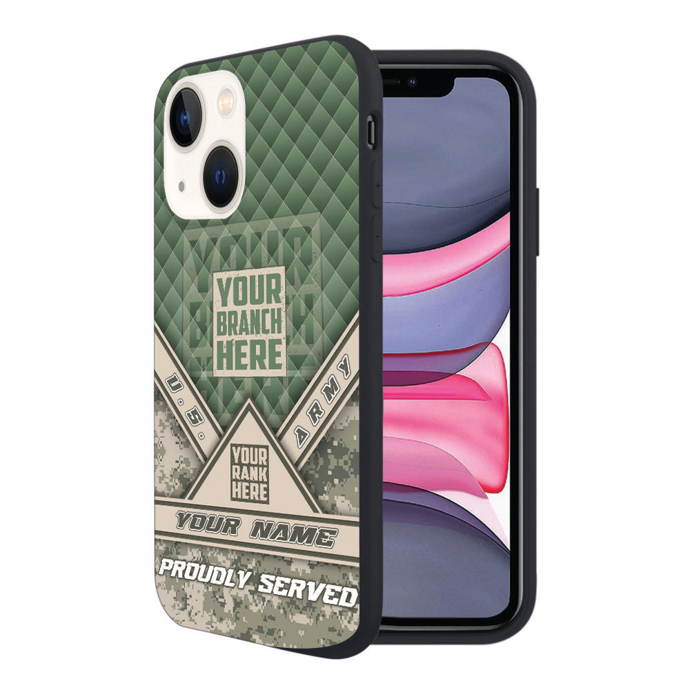 Personalized Phone Case For Military Veteran Custom Gift For Military Veteran Soldier Phone Case K1702