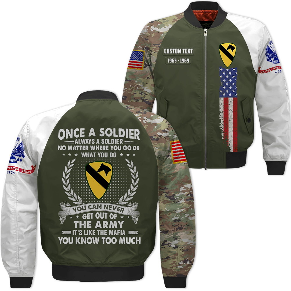 Personalized All Over Print Shirt Once A Soldier Always A Soldier No Matter Where You Go Or What You Do K1702