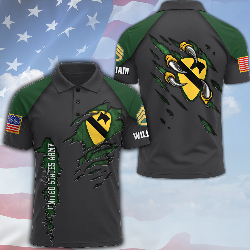 Customized Veteran Military Shirt Eagle America Military Patches Available All Military Branches K1702 MT2