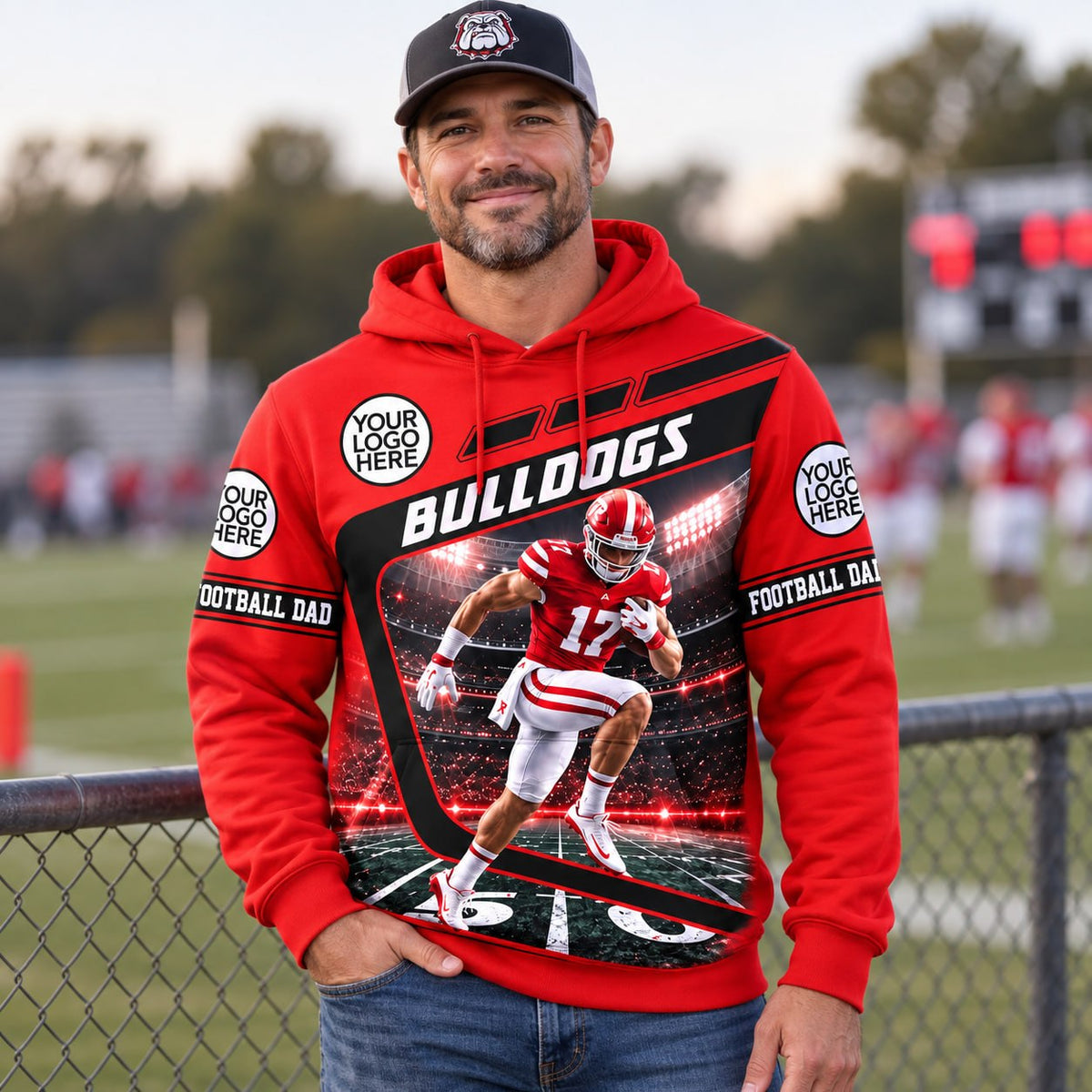 Personalized All Over Print Shirt American Football - Gift For Football Lovers NA04 T24
