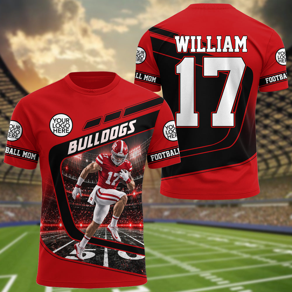 Personalized All Over Print Shirt American Football - Gift For Football Lovers NA04 T24