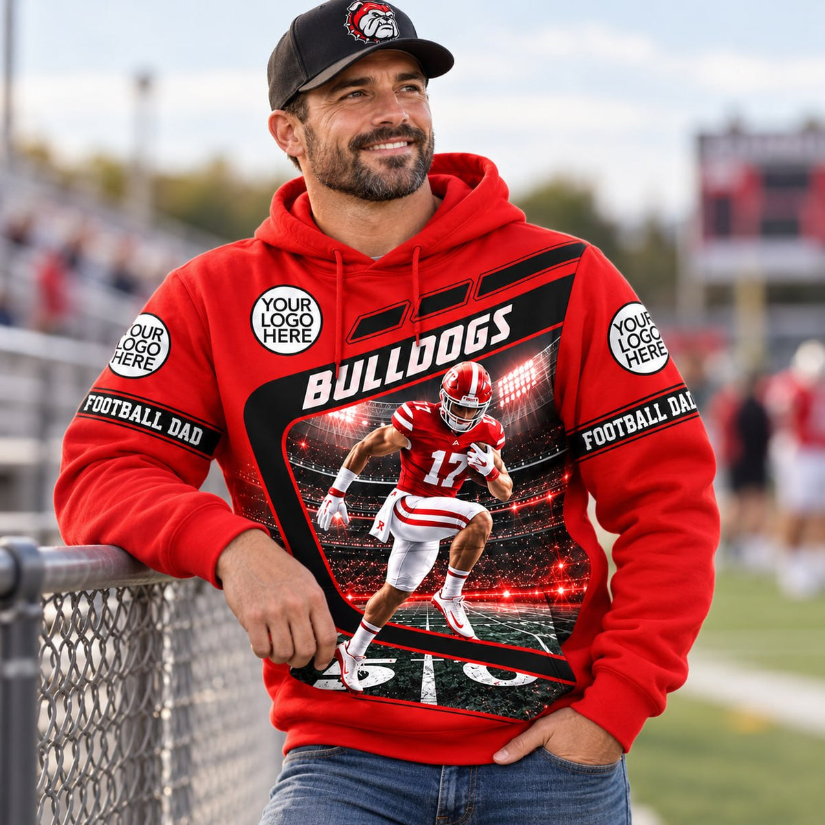 Personalized All Over Print Shirt American Football - Gift For Football Lovers NA04 T24