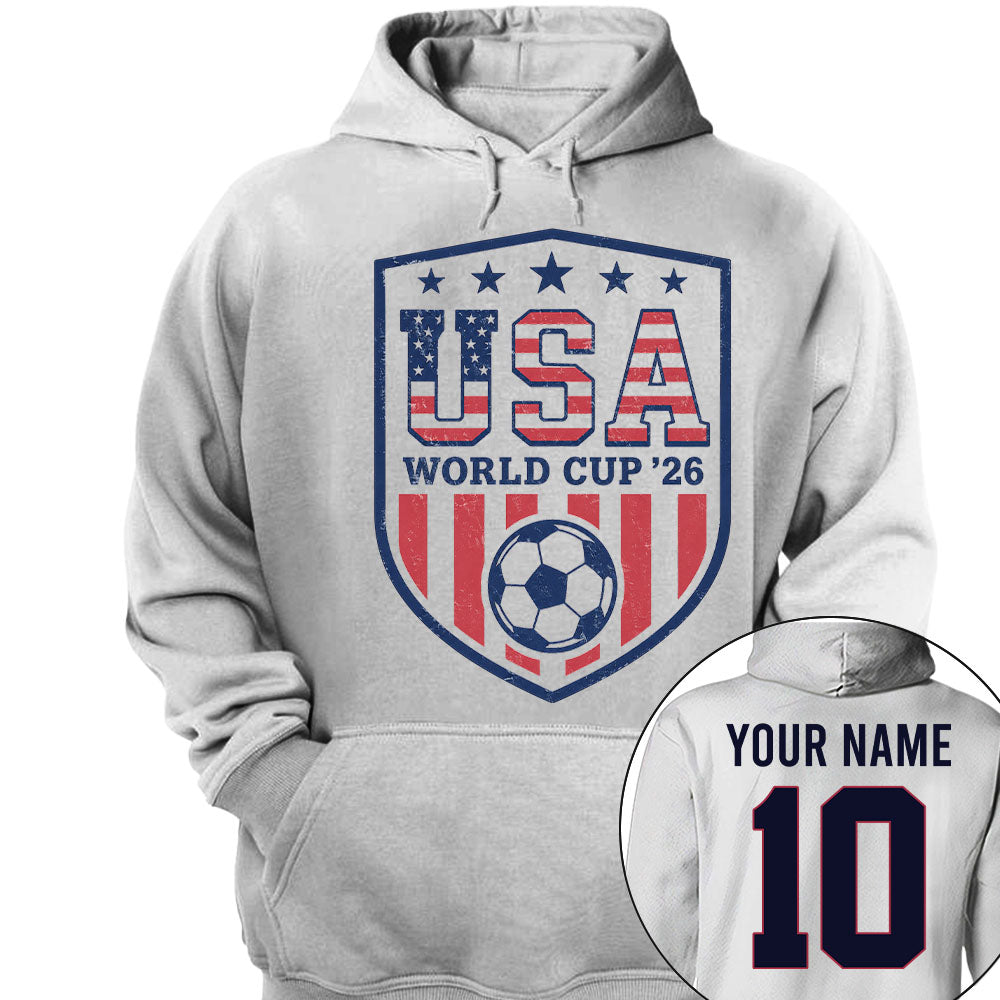 Custom USA Soccer Shirt 2026, Personalized Team Shirt Nh00