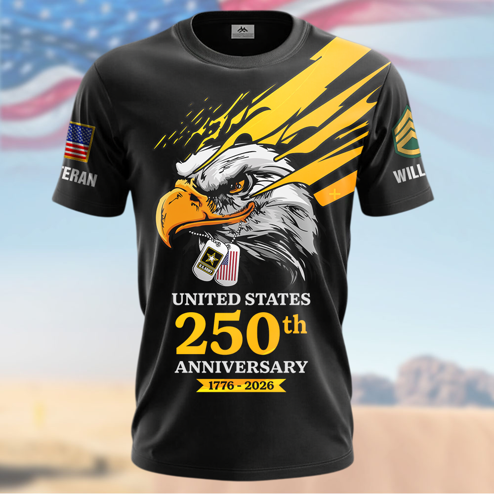 America 250Th Anniversary Shirt Custom All Branch Military Gift For Veterans K1702 Trhn