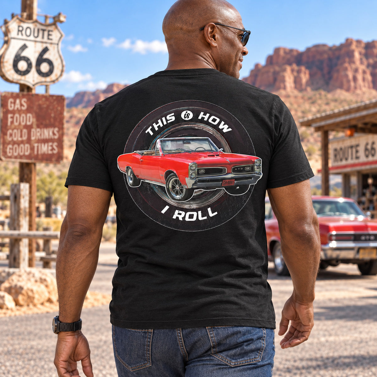 This Is How I Roll - Custom Photo Classic Car Shirt - Personalized Upload Vehicle Photo K1702 MT2