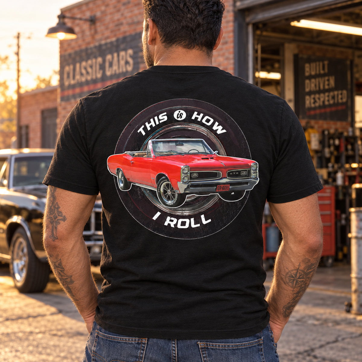 This Is How I Roll - Custom Photo Classic Car Shirt - Personalized Upload Vehicle Photo K1702 MT2