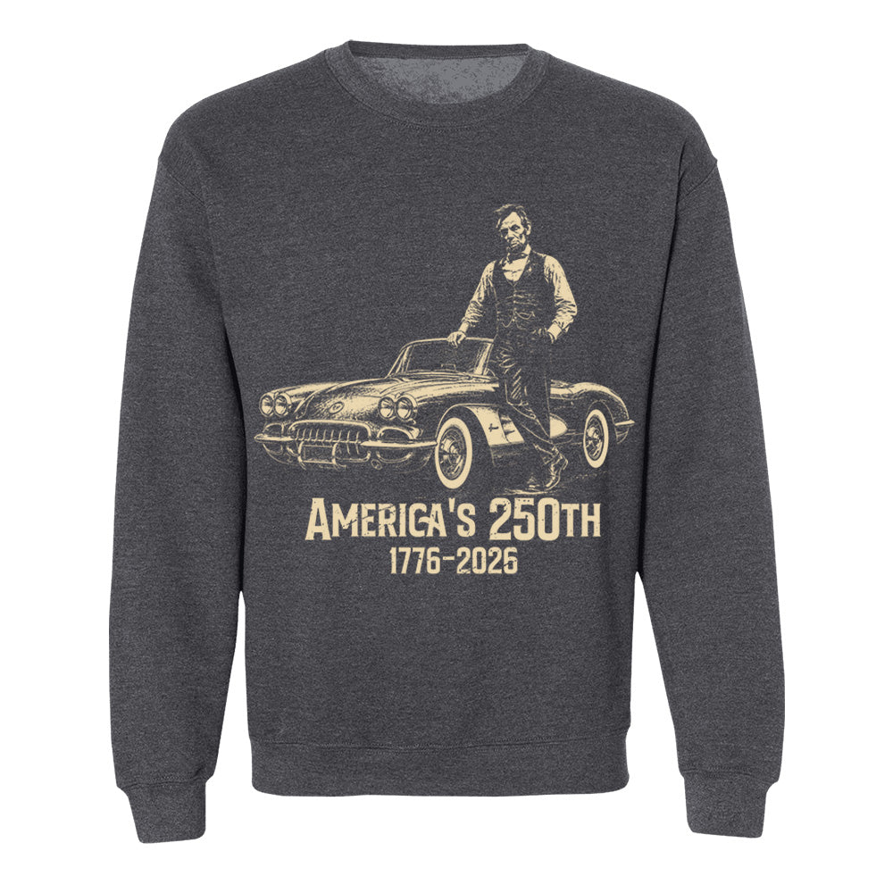 Custom Car Vintage 250 Years America Anniversary Shirt, Funny 4th of July Tee For Car Lovers VH01