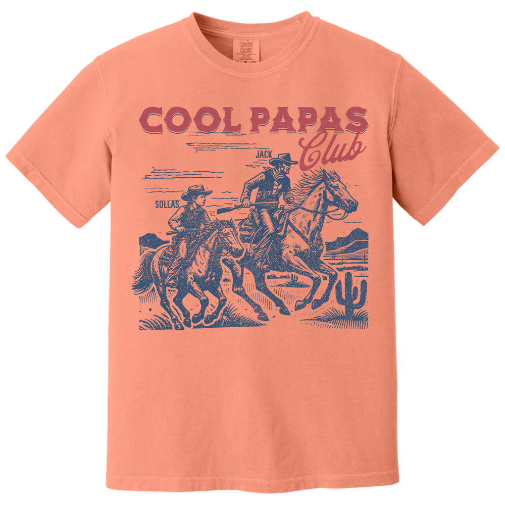 Personalized Best Dad Ever Cowboy T-Shirt, Father's Day Gift for Dad, Custom Western Dad Shirt, Cowboy Dad Gift, Gift for Grandpa Na02 T24