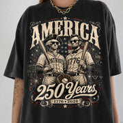 America 250 Years Custom Hobby Shirt, 1776 2026 USA 250th Anniversary Personalized Tee, Patriotic Fishing Hunting Camping Golf BBQ Hoobies Gift Hv01