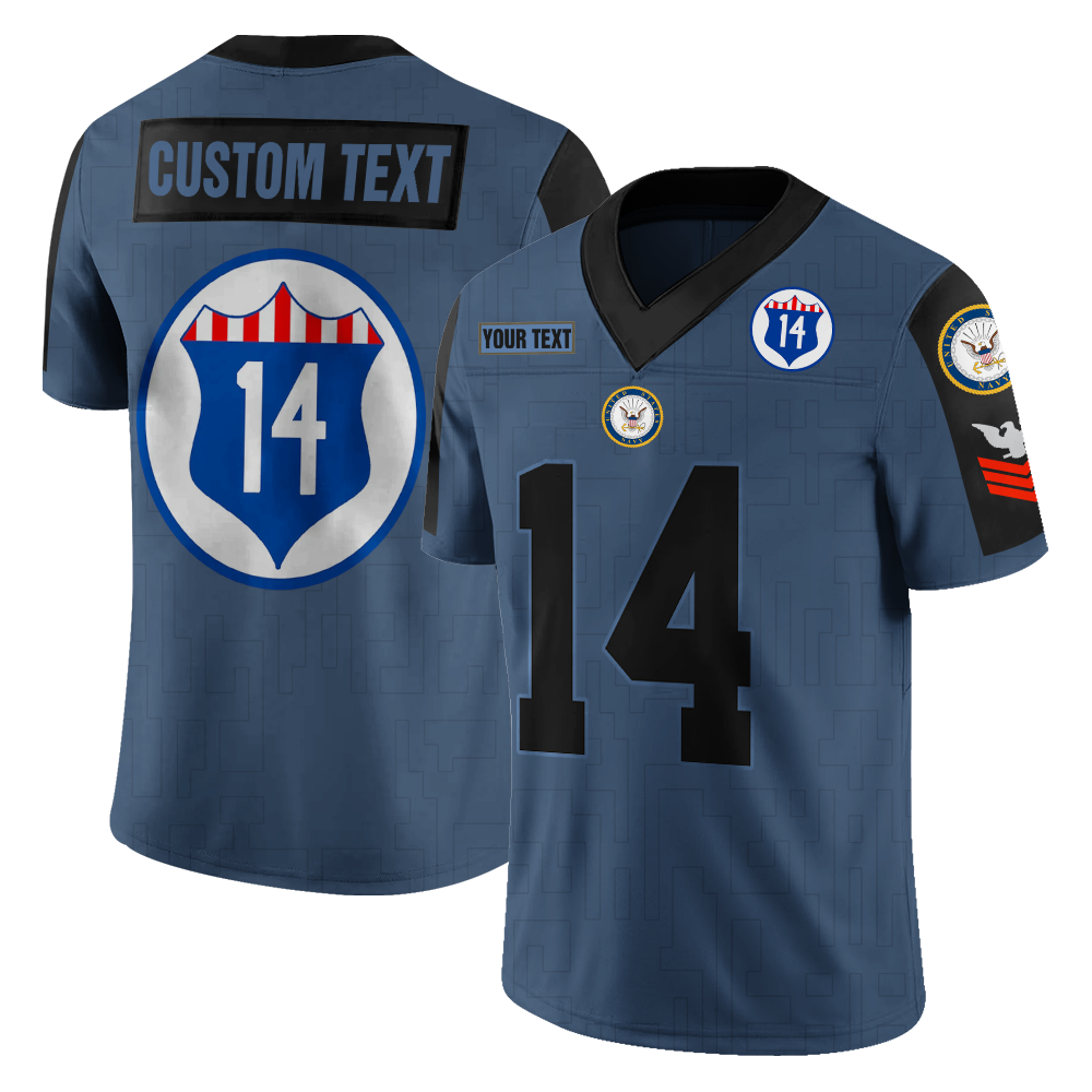 Custom Jersey Football Shirt Military Gift For Veterans K1702