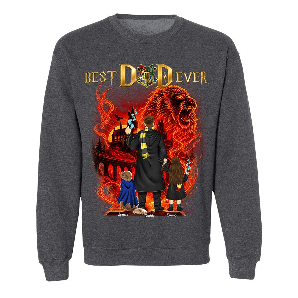 Custom Best Dad Ever Shirt, Gift For Dad, Father's Day L0411 Nh00