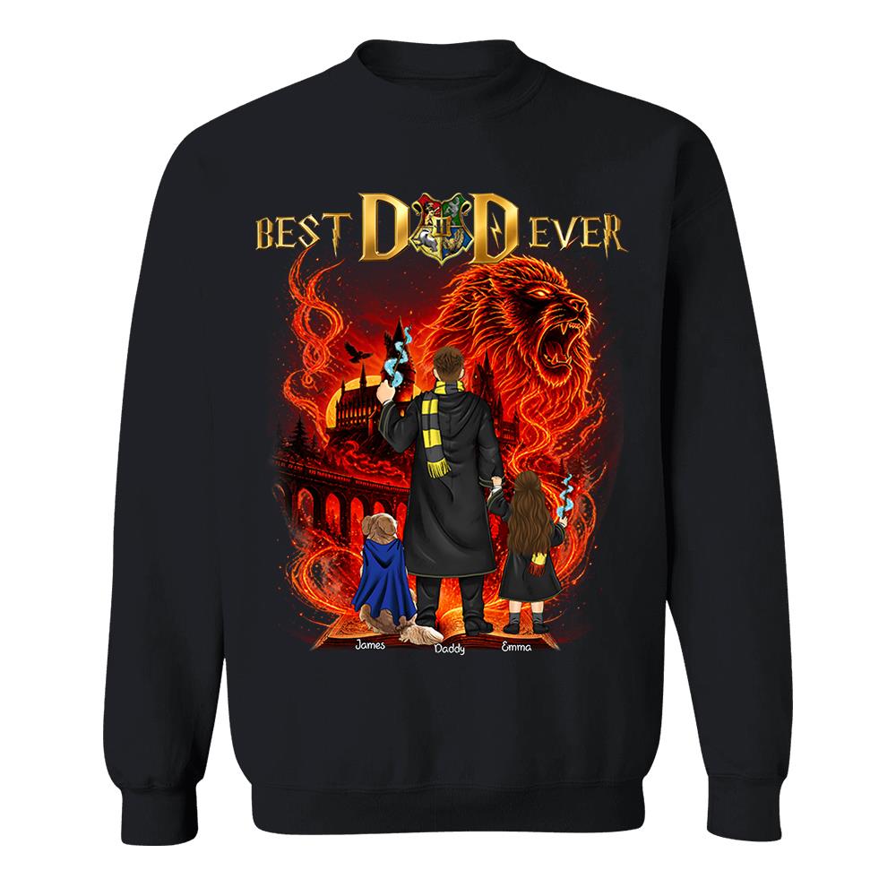 Custom Best Dad Ever Shirt, Gift For Dad, Father's Day L0411 Nh00