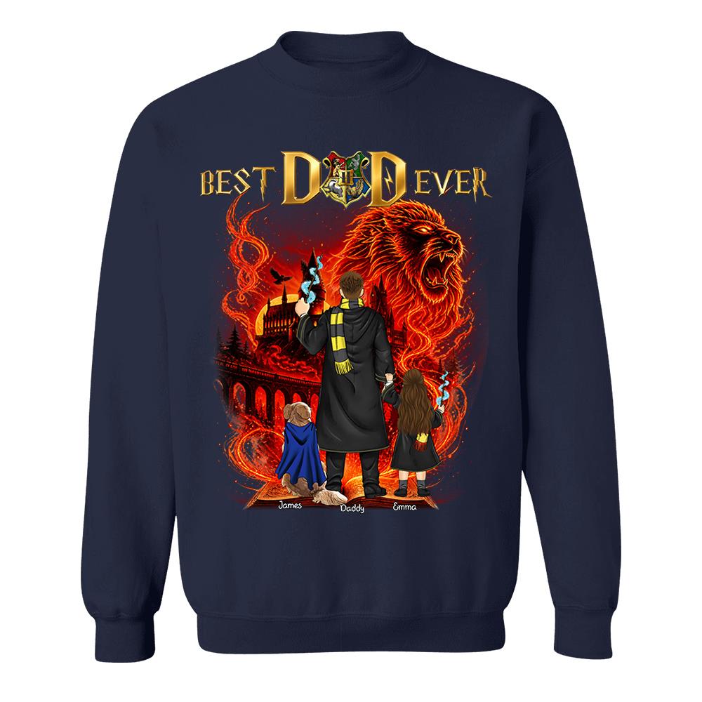 Custom Best Dad Ever Shirt, Gift For Dad, Father's Day L0411 Nh00