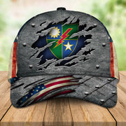 Personalized Cap for Veteran with Division and Rank - United States Military Gift K1702