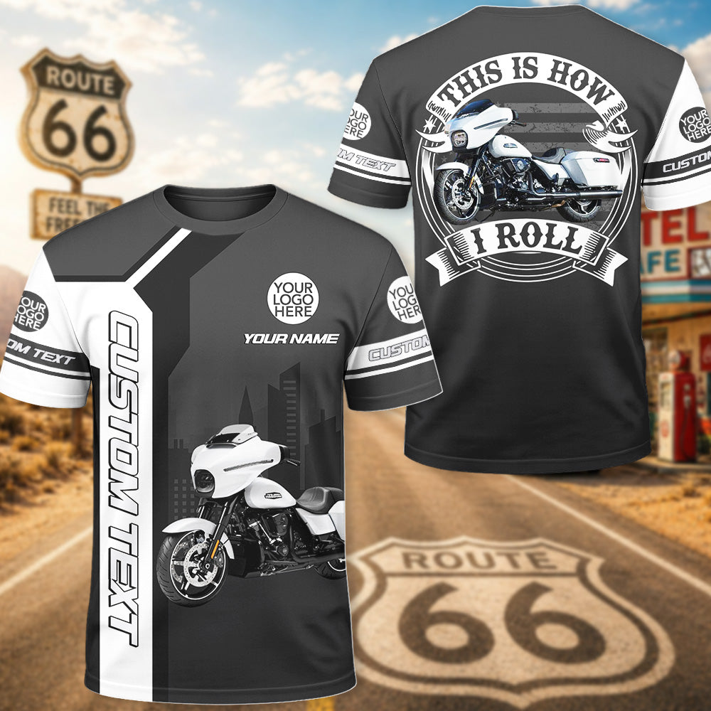 This Is How I Roll - Personalized Vehicle Photo Polo Shirt - Gift For Bikers A2110 Pt99